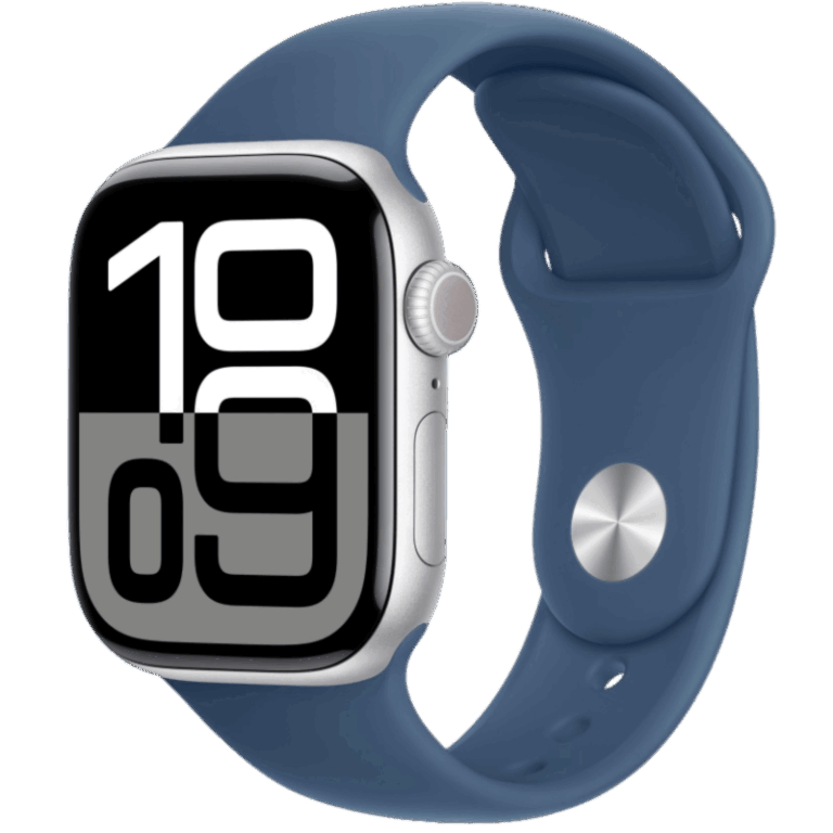Apple Watch Series 10 – 46мм / Silver / Sport Band / M/L