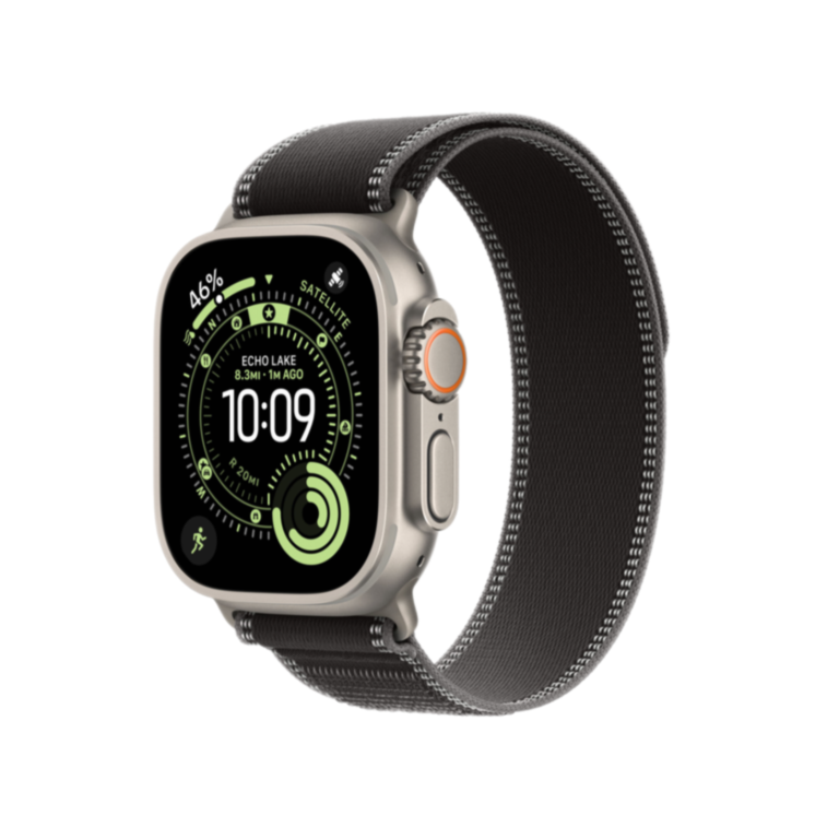 Apple Watch Ultra 3 GPS + Cellular 49 мм, Trail Band – Trail Black/Charcoal / Beige Titanium / Без размера
