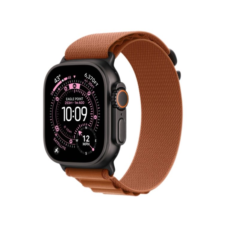 Apple Watch Ultra 3 GPS + Cellular 49 мм, Alpine Band – Alpine Terracotta / Black Titanium / Без размера
