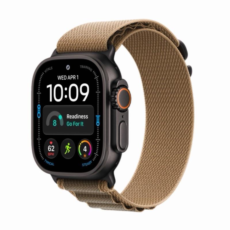 Apple Watch Ultra 4 49 мм GPS + Cellular, Black Titanium, Alpine песчаный – 49