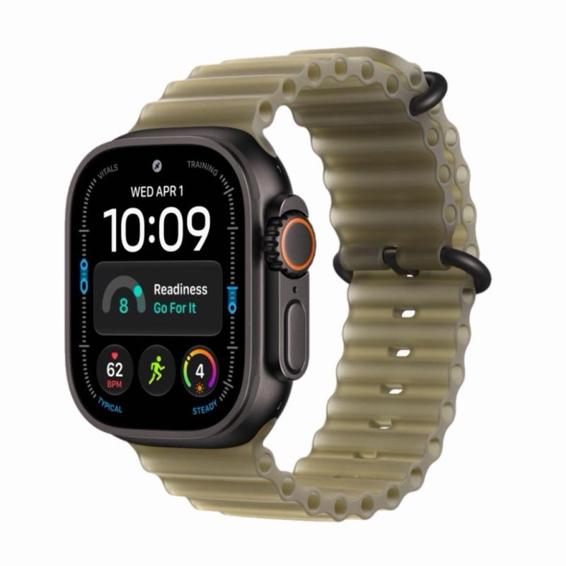 Apple Watch Ultra 4 49 мм GPS + Cellular, Black Titanium, Ocean оливковый – 49