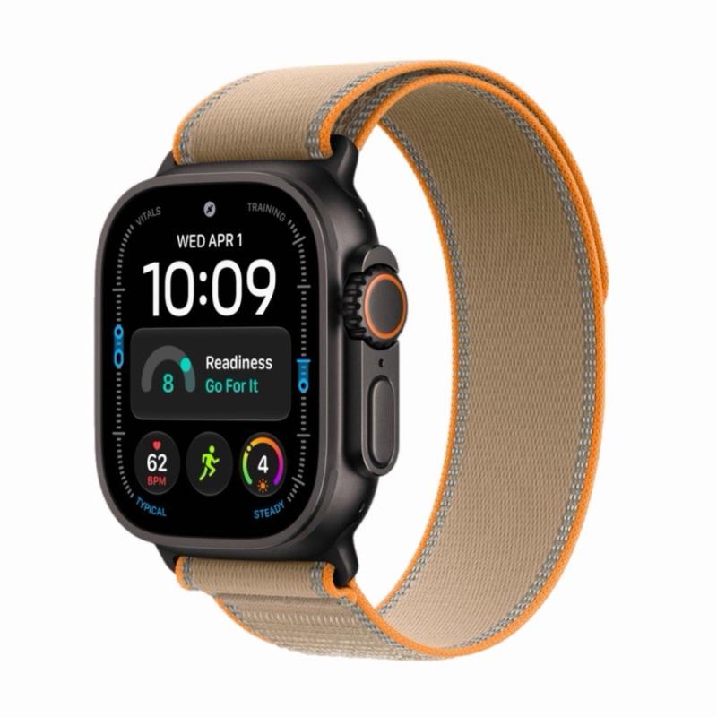 Apple Watch Ultra 4 49 мм GPS + Cellular, Black Titanium, Trail песчаный – 49
