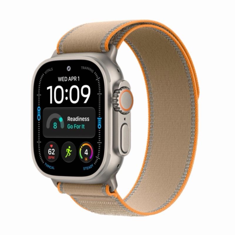 Apple Watch Ultra 4 49 мм GPS + Cellular, Natural Titanium, Trail песчаный – 49 / Natural Titanium / Trail Loop / Sand / M/L