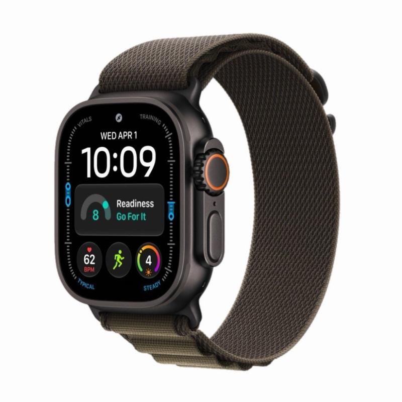 Apple Watch Ultra 4 49 мм GPS + Cellular, Black Titanium, Alpine оливковый – 49