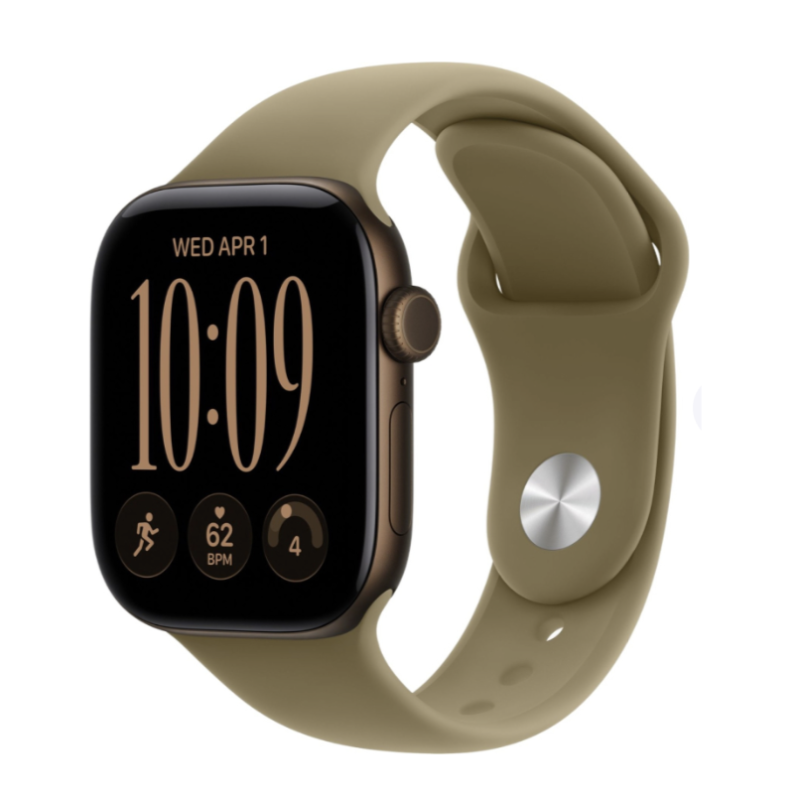 Apple Watch Series 12 46 мм, бронзовый, Sport Band оливковый – 46 / Bronze / Sport Band / M/L