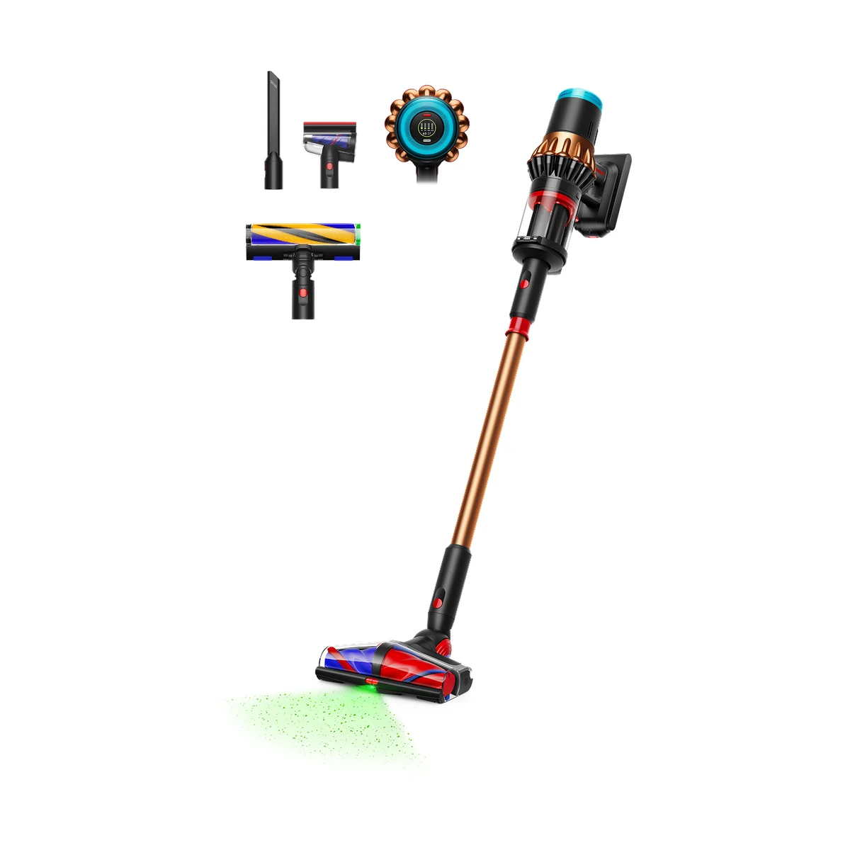 Беспроводной пылесос Dyson V16 Piston Animal – Piston Animal Submarine / Copper & Black